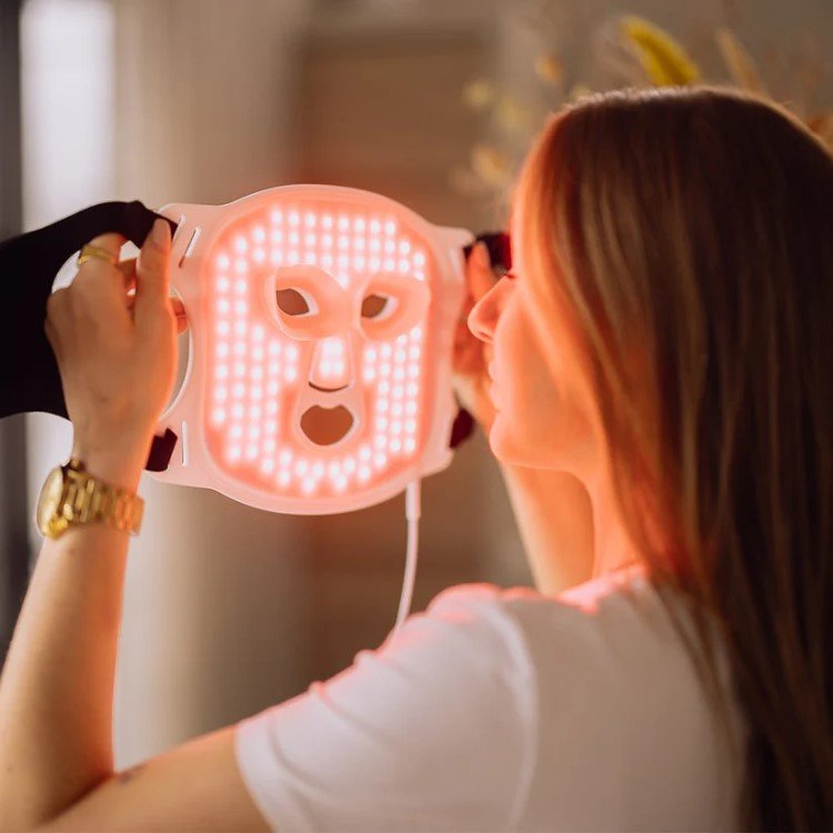 Roodlicht LED-masker - Liroma