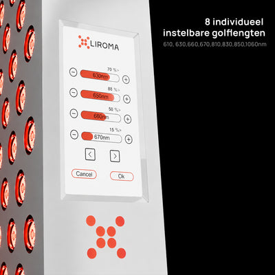 PrimeFORCE Advanced Gen5 (Rood licht therapie) – Ideaal voor thuis – Dual chip - 64x23x6,5cm