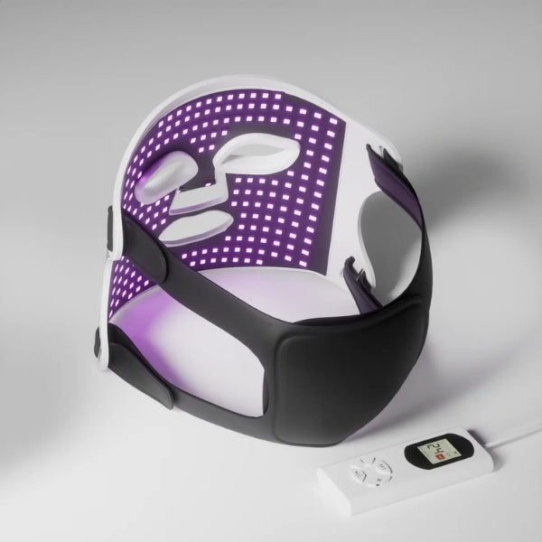 Paars licht voor gezicht