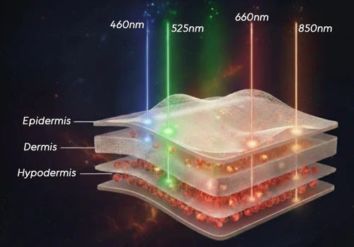 Golflengtes LED masker